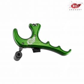 The Exit L4 by B3 Archery is a high-quality four-finger thumb release with a fully radiused aluminum handle and an adjustable thumb barrel for personalized comfort. Features a lock-and-load system for quick string engagement and a durable OD green cerakot