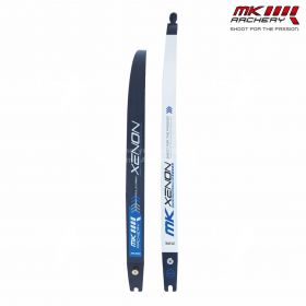 MK Korea Limbs Xenon Carbon/Foam ILF is designed for high-performance recurve archery, featuring foam core and high-strength carbon for torsional stability and smooth shooting. Available in 66”, 68”, and 70” with draw weights from 32 to 48 lbs., these lim