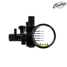 Featuring five 0.19 micro-adjustable pins and high-visibility fiber optics, the Centric Sight 5 Pin Micro offers superior accuracy for both competition and practice.