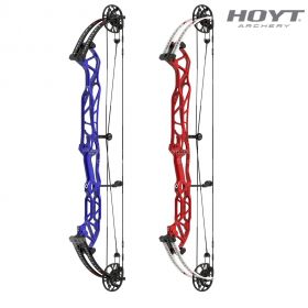 The Hoyt Concept X 40 in Impact Blue with white gloss limbs showcases cutting-edge target archery technology. The bow features Hoyt’s longest riser ever, which reduces rotational translation for improved accuracy. The TXL limbs provide maximum torsional s