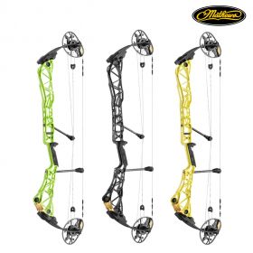 Mathews TITLE™ 36 competition bow, featuring 36-inch axle-to-axle design, Limb Shift™ Technology, and BONDTM Grip for peak performance