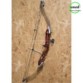 Used Hoyt Oasis LH - 45-60 Lbs - 29 Inch Carbon Mistic Plus Carbon Limbs - Cam Accu Wheel no 4 red black Plus3  pinsight & Arrowrest