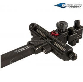 The Avalon POWR Sight combines CNC aluminum construction and a 6-inch carbon fiber bar. Ambidextrous compatibility, secure positioning clicks, and user-friendly adjustments make it ideal for competitive archers.