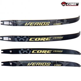 "Close-up view of the Core ILF Limbs Verios Carbon Wood showcasing the added limb curve stability for enhanced shooting accuracy and consistent performance.