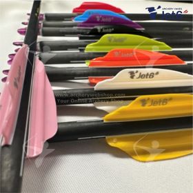 The Jet 6 Vane "GHOST" is a lightweight, high-spin vane made for compound and recurve bows. Engineered for maximum arrow stabilization, it is available in 60-piece packs with nine colors to choose from. Designed for precision shooting, this vane is truste